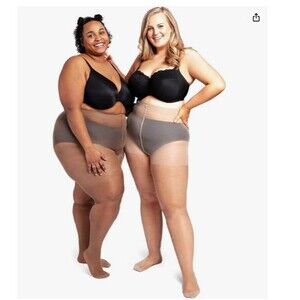 Women’s Tights Plus Size US 8-14 Luxury 20 Denier Lycra Pantyhose Cinnamon Color